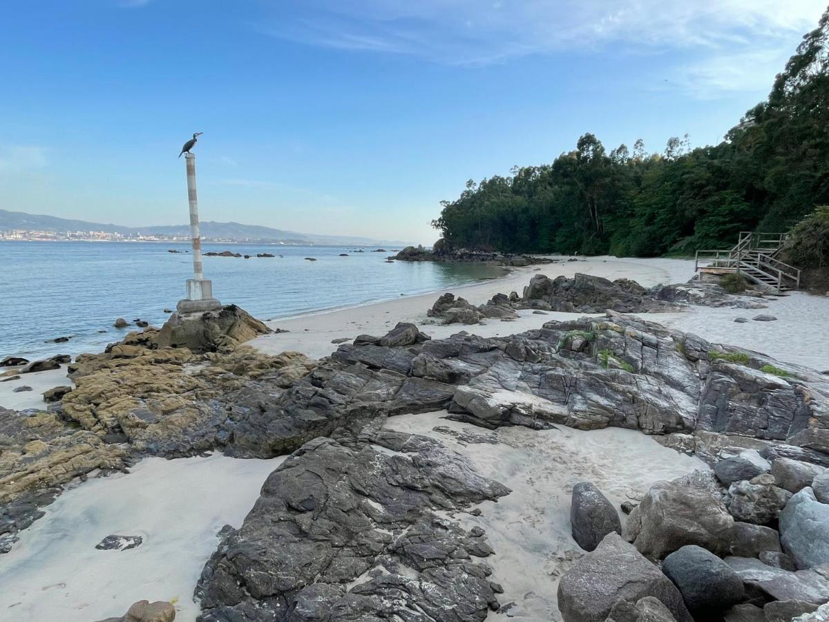 Atico Playa A Xunqueira - Moana, A 15 Min De Vigo公寓 外观 照片