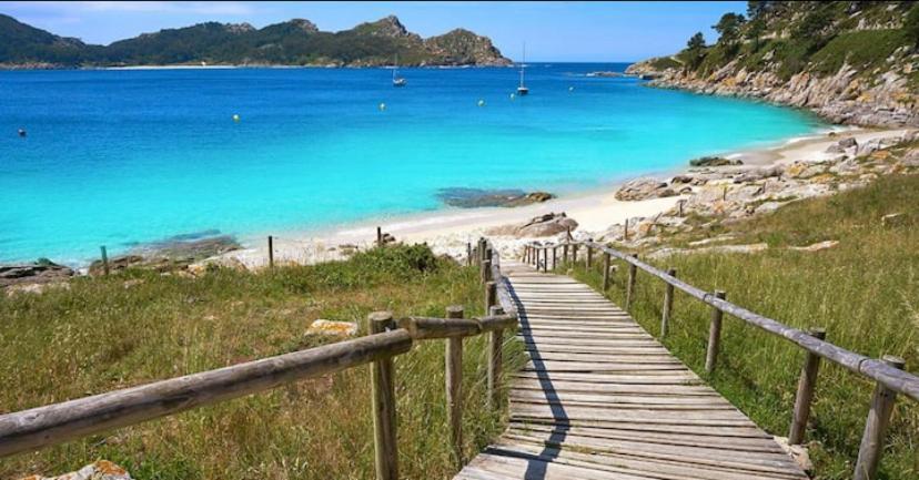 Atico Playa A Xunqueira - Moana, A 15 Min De Vigo公寓 外观 照片